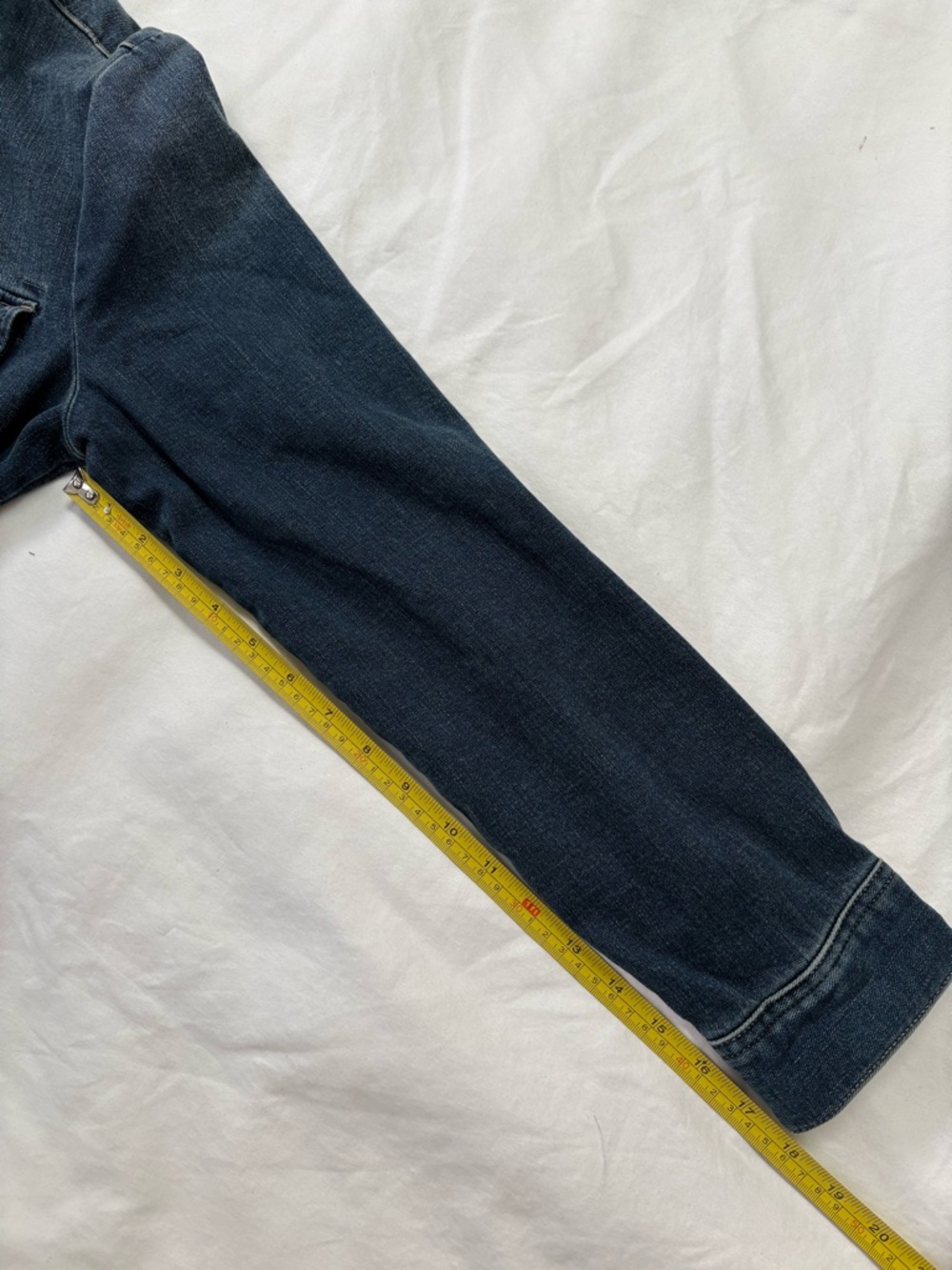 Liverpool Dark Blue Denim Jacket with Front Patch Pockets - Picture 10 of 14